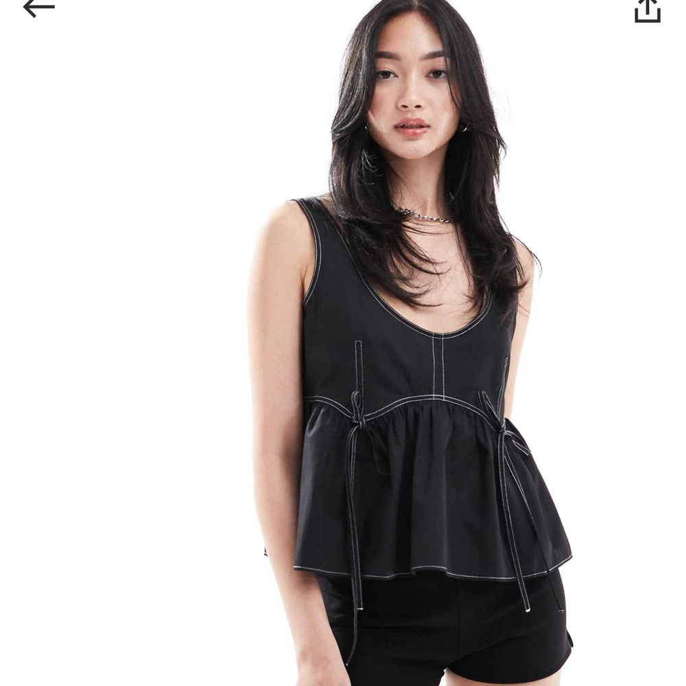 ASOS Black Sleeveless Top